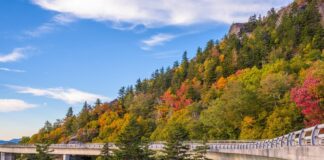 Grandfather mountain In North Carolina